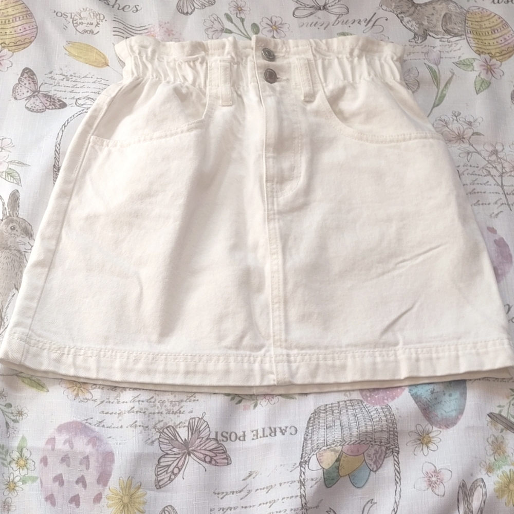 Forever21, white skirt, US small